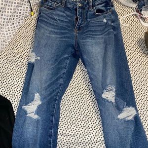 American Eagle Jeans Size 6 short super high rise